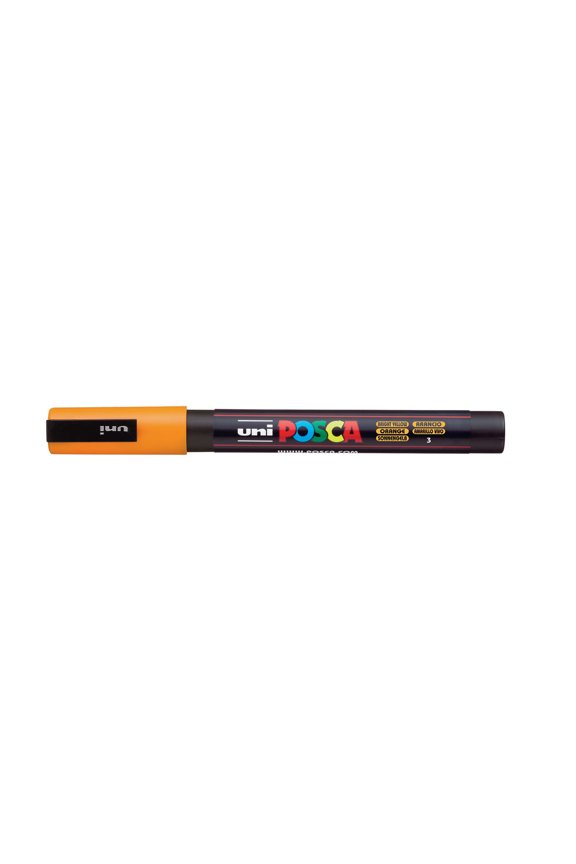 Paint Marker, PC-3M Fine Bullet, Bright Yellow