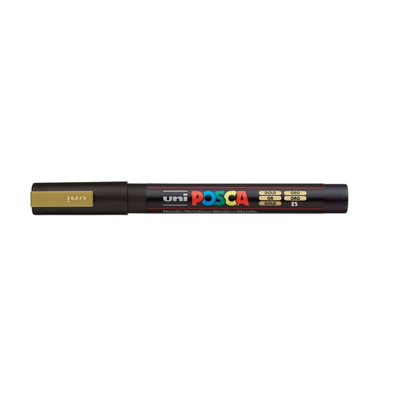 POSCA Paint Marker, PC-3M Fine Bullet, Gold