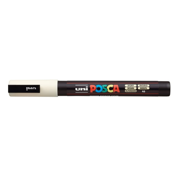POSCA Paint Marker, PC-3M Fine Bullet, Ivory