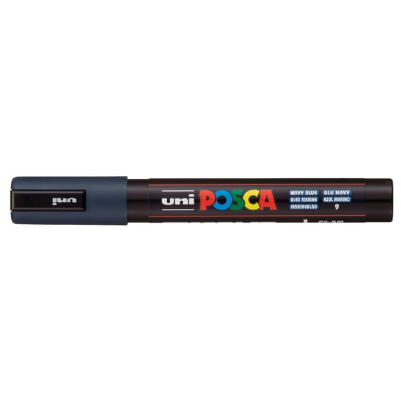 POSCA Paint Marker, PC-5M, Medium, Navy Blue