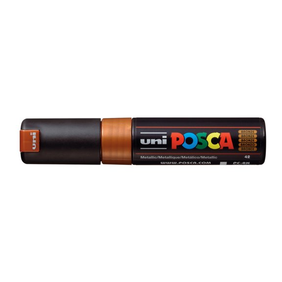POSCA Paint Marker, PC-8K Broad Chisel, Bronze