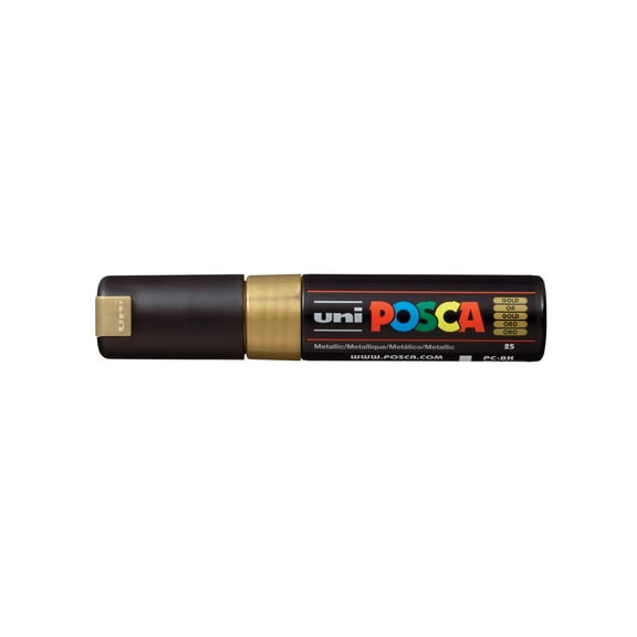 POSCA Paint Marker, PC-8K Broad Chisel, Gold