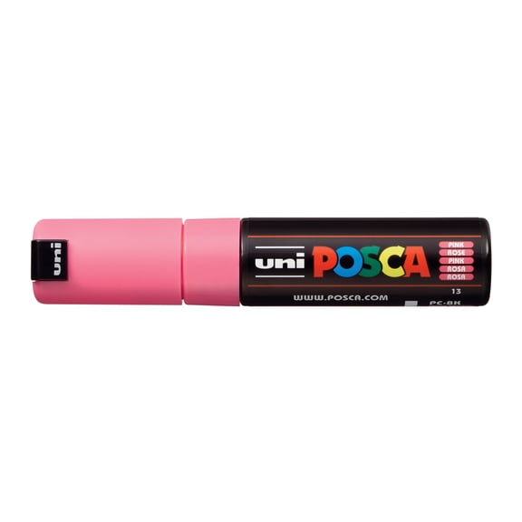 POSCA Paint Marker, PC-8K Broad Chisel, Pink