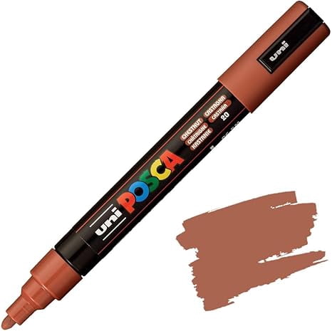 POSCA Paint Markers, PC-5M - Medium, Chestnut