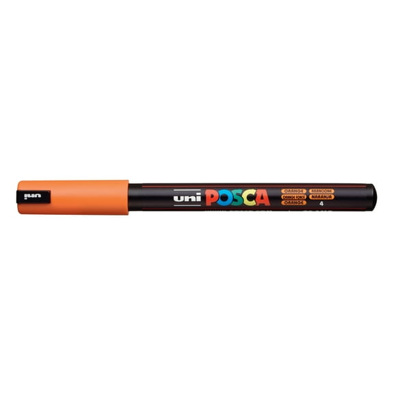 POSCA Paint Pen, PC-1MR Ultra-Fine Tip, Orange