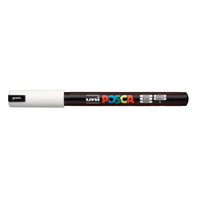 POSCA Paint Pen, PC1MR UltraFine Tip, White