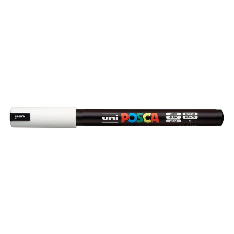 POSCA Paint Pen, PC-1MR Ultra-Fine Tip, White
