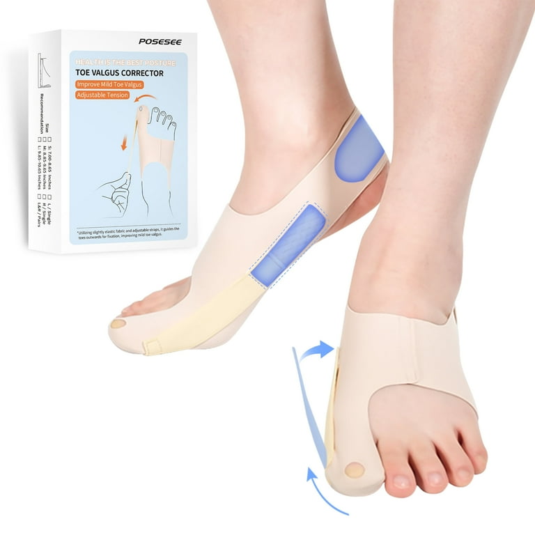 POSESEE Bunion Corrector, Big Toe Valgus Corrector 1Pair, Toe