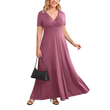 AdBFJAF Plus Size formal Dresses for Women Long Sleeve Women Print ...