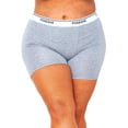 thumbnail image 1 of POSESHE Women's Boxer Underwear, Anti-Chafing Plus Size Boyshorts Panties 6" Inseam S-5XL, 1 of 8
