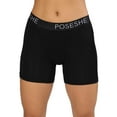 thumbnail image 1 of POSESHE Women's Boxer Underwear, Anti-Chafing Plus Size Boyshorts Panties 6" Inseam S-5XL, 1 of 6