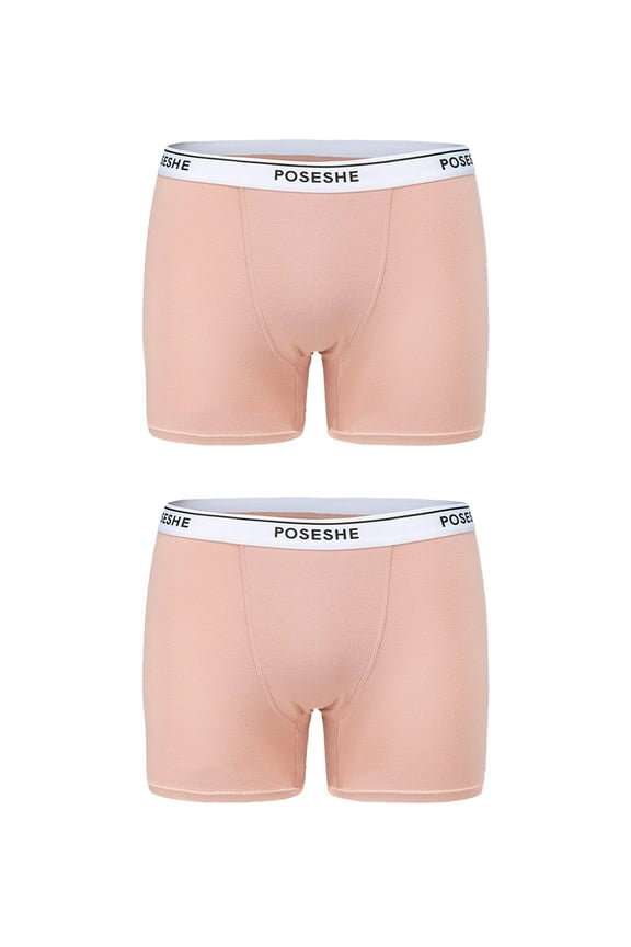 Women's Boxer Underwear, Anti-Chafing Plus Size Boyshorts Panties 6" Inseam S-5XL