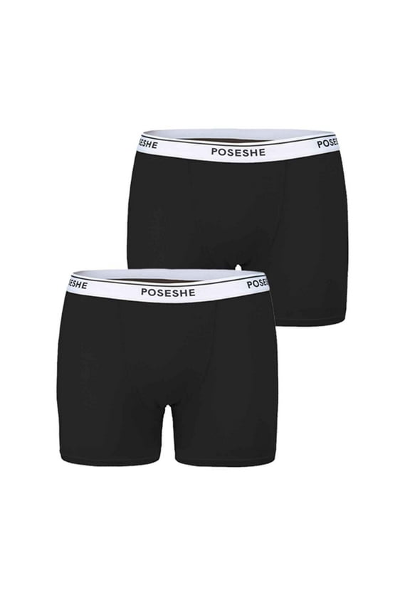 Women's Boxer Underwear, Anti-Chafing Plus Size Boyshorts Panties 6" Inseam S-5XL