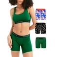 thumbnail image 1 of POSESHE Women's Boxer Underwear, Anti-Chafing Plus Size Boyshorts Panties 6" Inseam S-5XL, 1 of 6