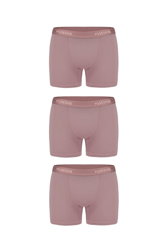 Women's Boxer Underwear, Anti-Chafing Plus Size Boyshorts Panties 6" Inseam S-5XL