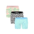 thumbnail image 1 of POSESHE Women's Boyshorts Panties Underwear, 6/8" inseam, S-5XL Plus Size, 3-Pack, 1 of 7