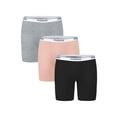 thumbnail image 1 of POSESHE Women's Boyshorts Panties Underwear, 6/8" inseam, S-5XL Plus Size, 3-Pack, 1 of 7