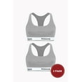 thumbnail image 1 of POSESHE Women's MicroModal Bralettes, S-5XL Plus Size Bra, 2 Pack, 1 of 6