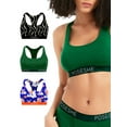 thumbnail image 1 of POSESHE Women's MicroModal Bralettes, S-5XL Plus Size Bra, 3 Pack, 1 of 6