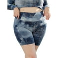 thumbnail image 1 of POSESHE Women's Plus Size Biker Shorts, High Waisted Workout Legging, M-5XL, 1 of 5