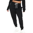 thumbnail image 1 of POSESHE Women's Plus Size Sweatpants, Drawstring Slim Fit High Waisted Workout Pants, L-5XL, 1 of 6