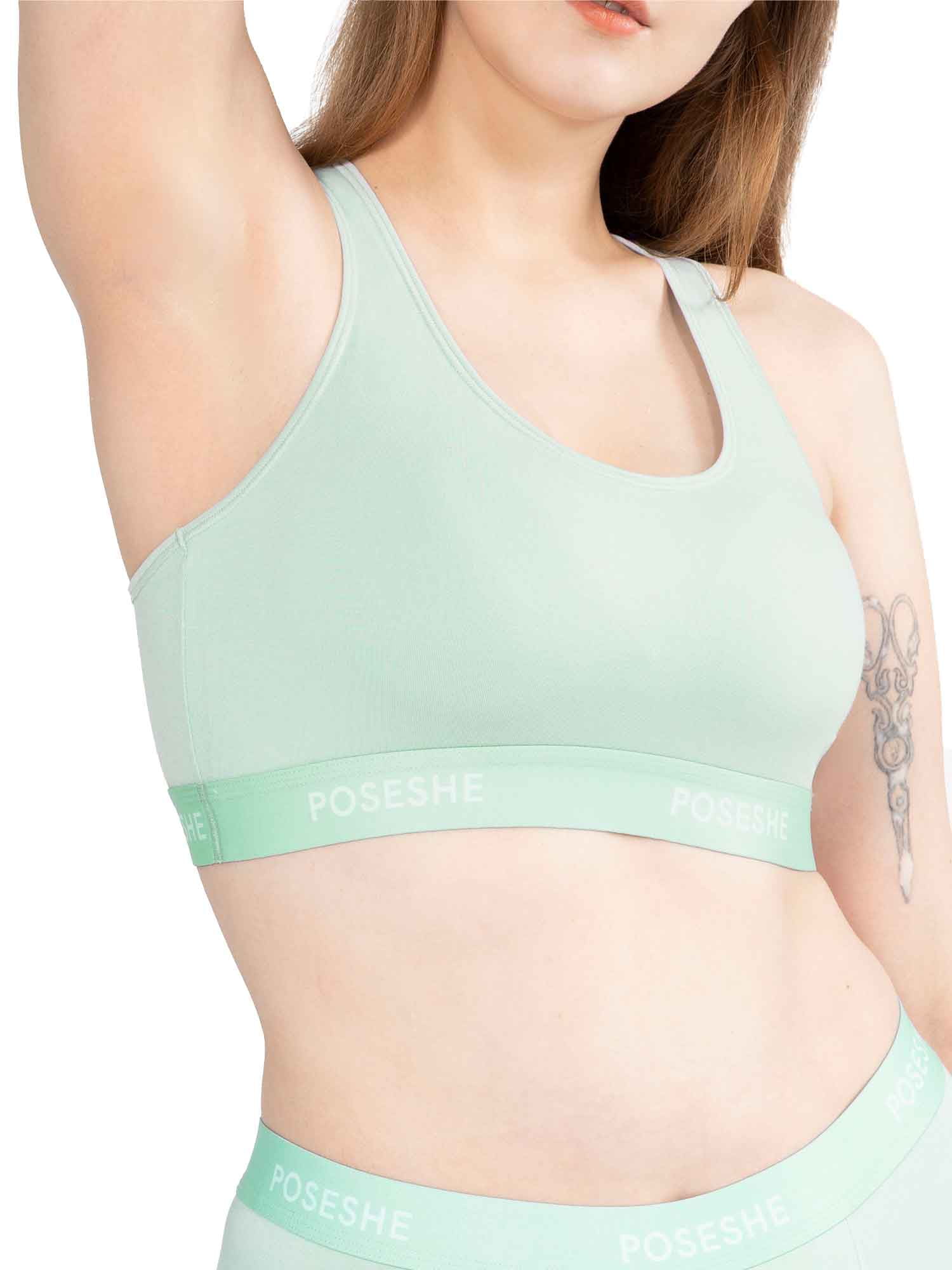 POSESHE Women's Ultra-Soft MicroModal Bralettes, S-5XL Plus Size Bra 