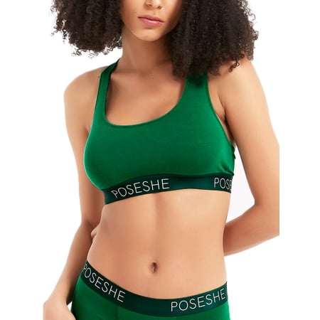 POSESHE Women's Ultra-Soft MicroModal Bralettes, S-5XL Plus Size Bra