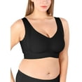 thumbnail image 1 of POSESHE Women's Wireless Full Coverage Support Seamless Bra, Great For Large Breast, 1 of 6