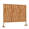 thumbnail image 1 of POSHIONS Shine Decorative Screen Brown 76"H x 47.2"L x 15.15"W, 1 of 6