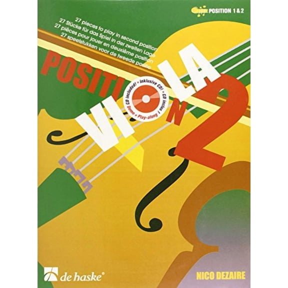 POSITION 2 VIOLA BK/CD 27 PIECES TO PLAY IN SECOND POSITION