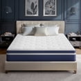 thumbnail image 1 of Babo Care King 10 inch Cooling Gel Memory Foam Hybrid Mattress with Individually Pocketed Coils, Medium Support, Motion Isolation, Mattress in a Box, CertiPUR-US Certified, 1 of 16