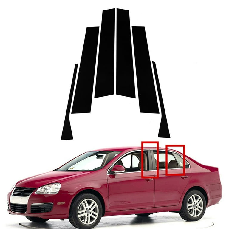 6-Piece Gloss Black Pillar Post Covers For Infiniti G35/G37 Sedan (2002-2013)