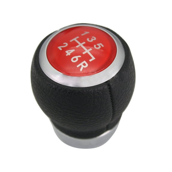 POSSBAY Fit Subaru Impreza WRX STI 2009-18 Car 6 speed Leather Gear stick shift knob