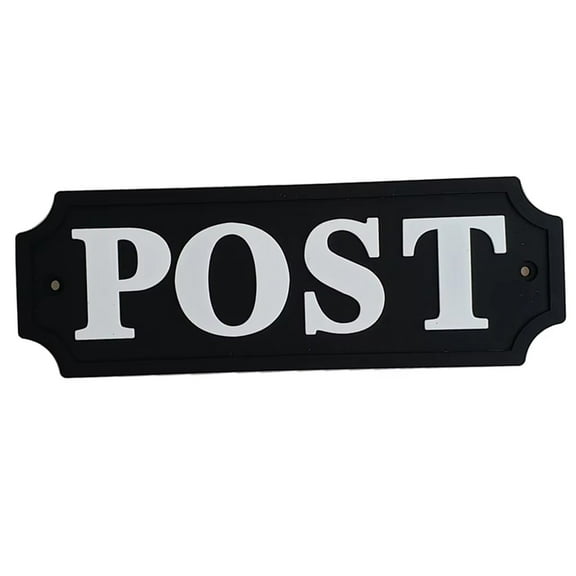 POST Sign Room Decorative Plaques Wall Labels Letterboxes Sign Plaques Name Badge Home Decoration Name Sign Easy to Install