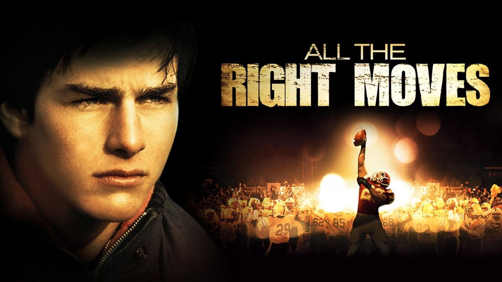 POSTER 1983 All The Right Moves Movie Poster Tom Cruise Lea Thompson 🏈🍿