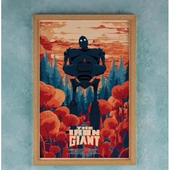 POSTER 1999 Animation Poster, Iron Giant Art, Vintage Film Artwork for ...