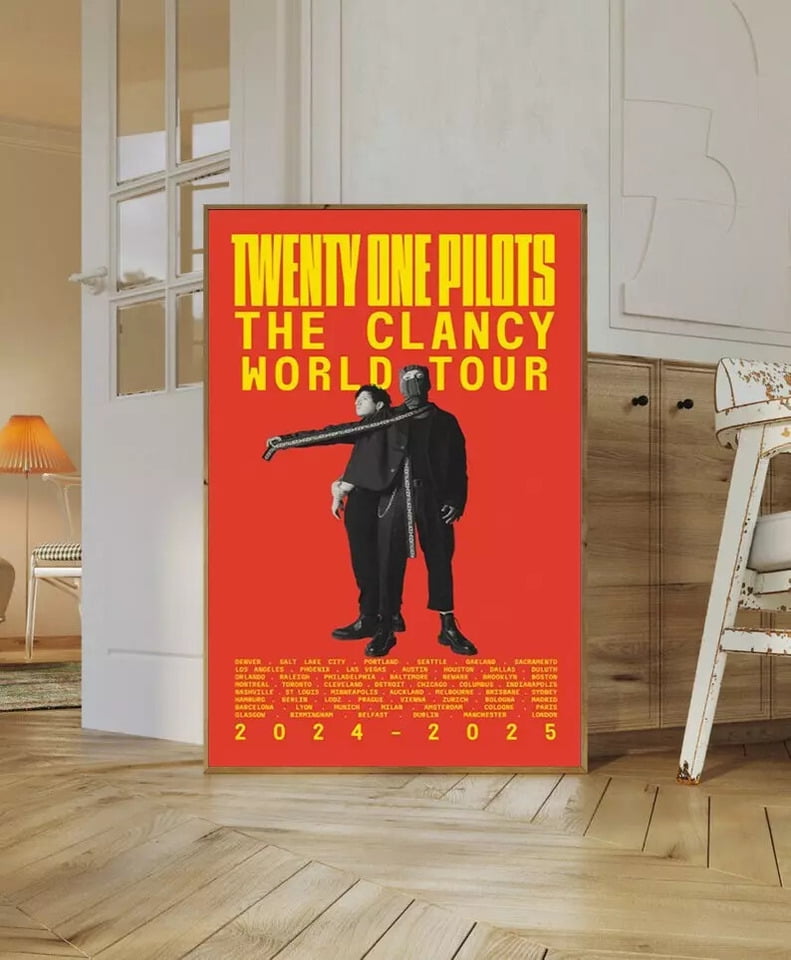 POSTER 20242025 Twenty One Pilots The Clancy World Tour Poster24x36