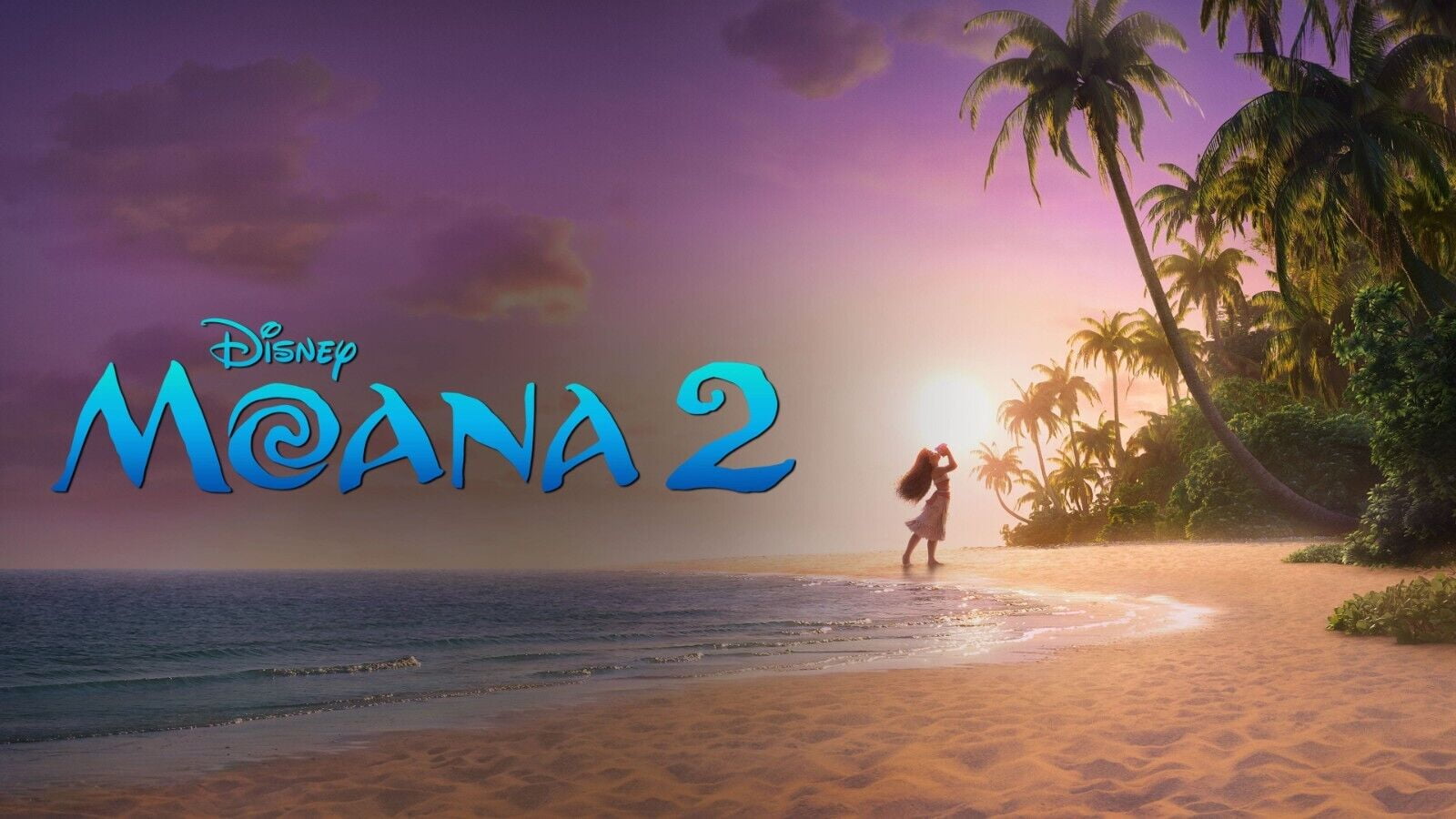 POSTER 2024 Disney Moana 2 Movie Poster Auli'i Cravalho Dwayne Johnson