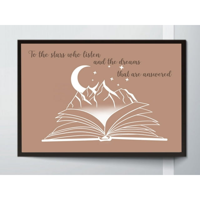POSTER A Court of Thorns and roses acotar rhysand velaris fayre to the