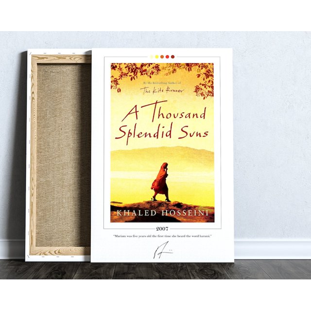 POSTER A Thousand Splendid Suns Book Cover Poster Khaled Hosseini, A