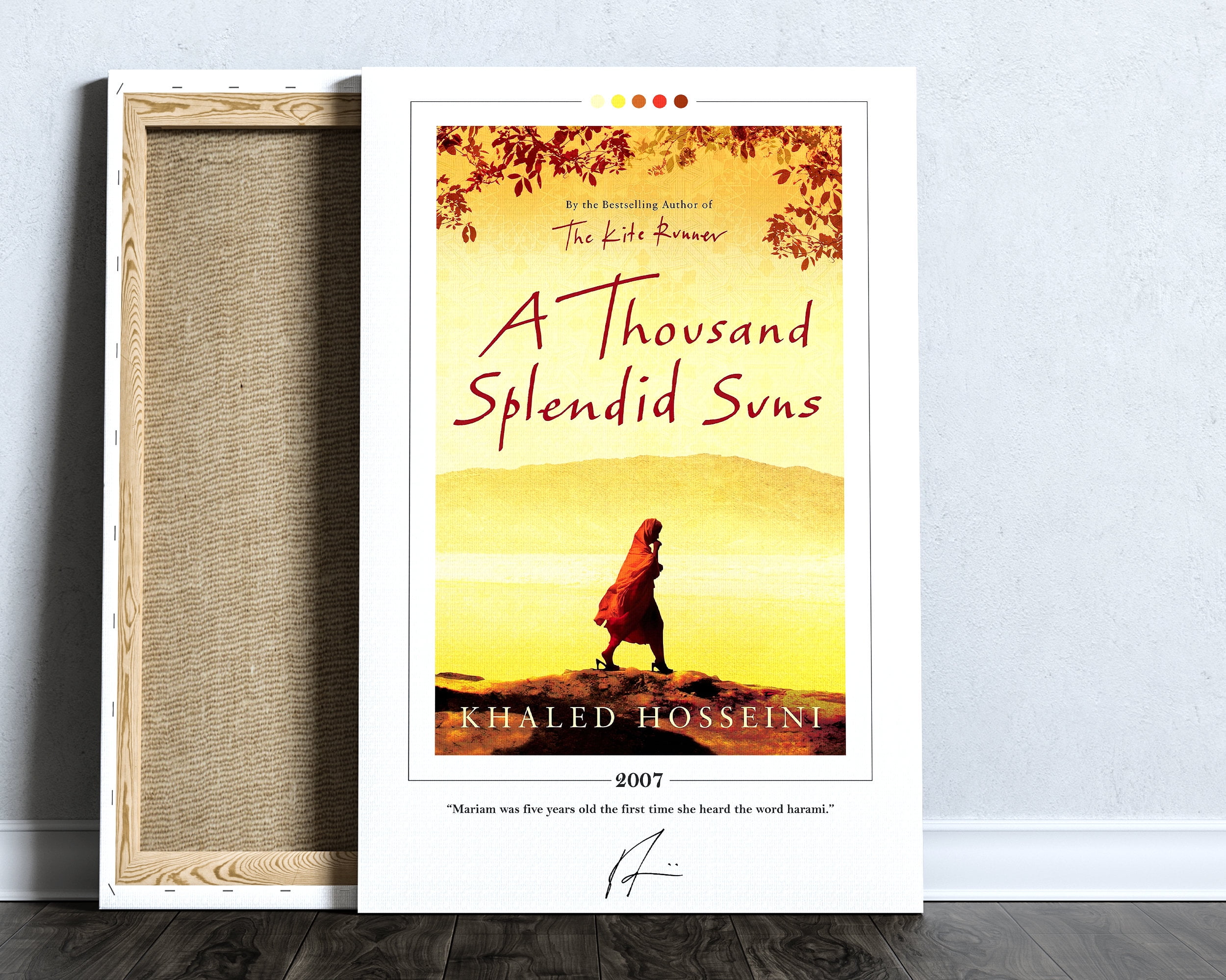 POSTER A Thousand Splendid Suns Book Cover Poster | Khaled Hosseini, A