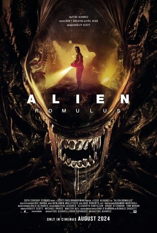 POSTER Alien: Romulus 2024 Movie Poster Wall Art (s) Cailee Spaeny