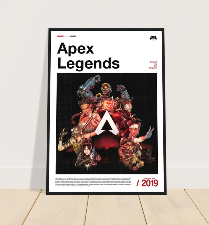 POSTER Apex Legends Gaming Poster, Apex Legends Art, Apex Legends Wall ...