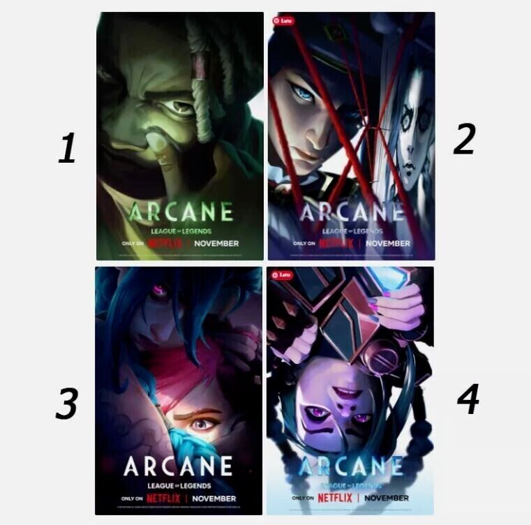 POSTER Arcane Season 2 Movie Poster-8x12-UNFRAMED - Walmart.com