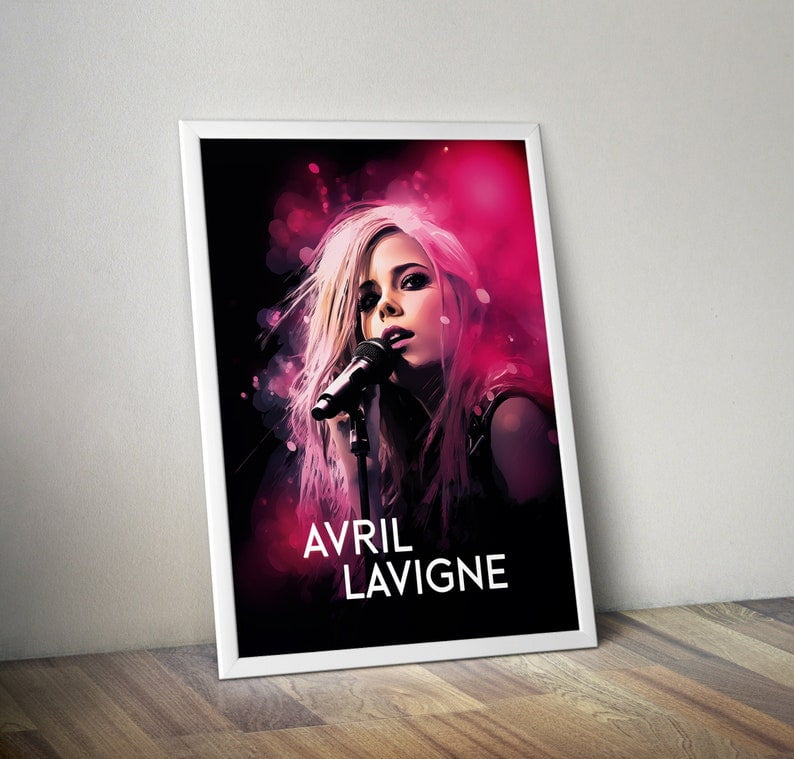 POSTER Avril Lavigne Poster Print Artist Illustration Poster Artist