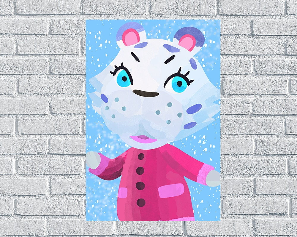 POSTER BIANCA Animal Crossing New Horizons Harv's Island Villager ...
