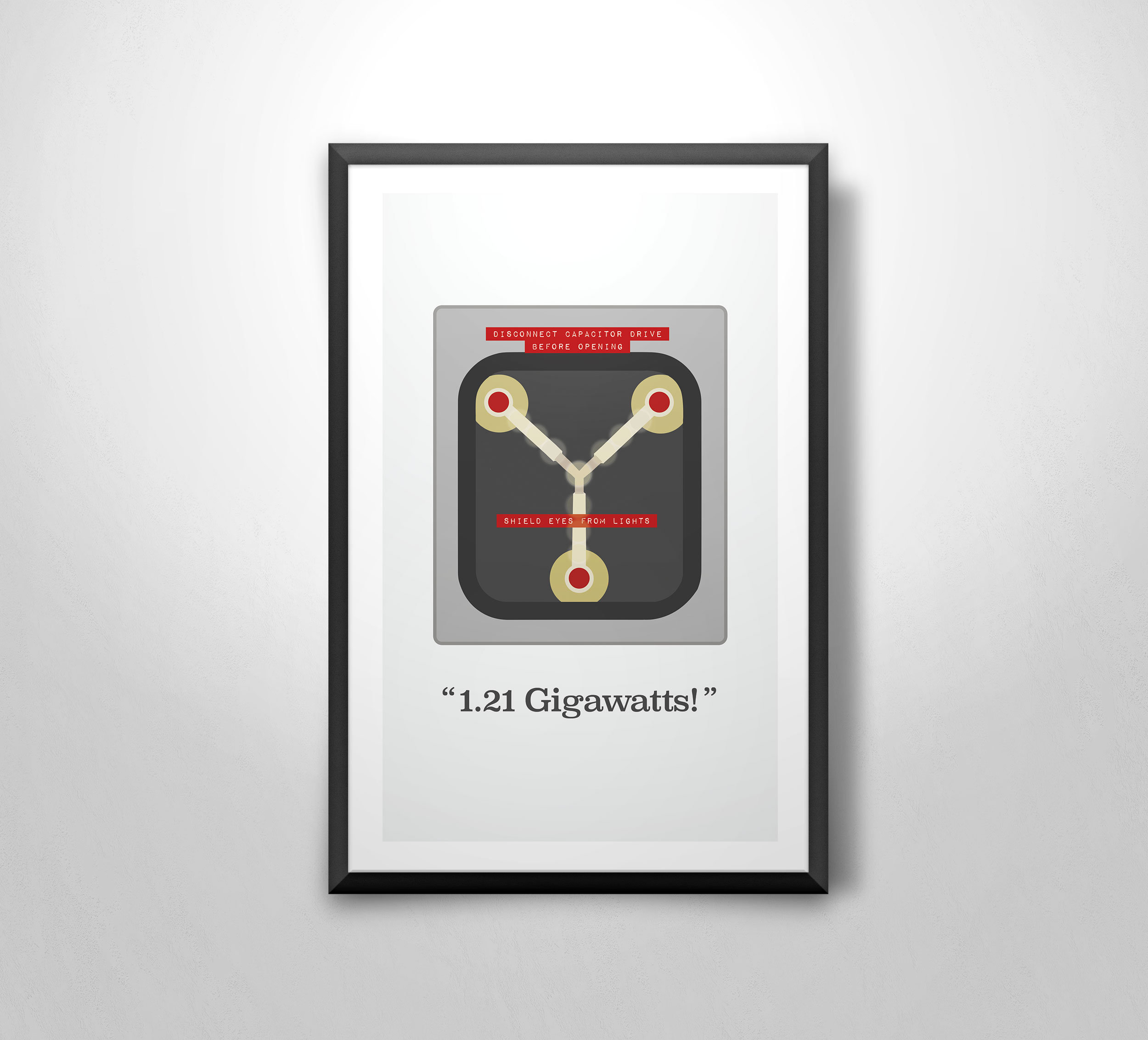 POSTER Back To The Future (1.21 Gigawatts)UNFRAMED