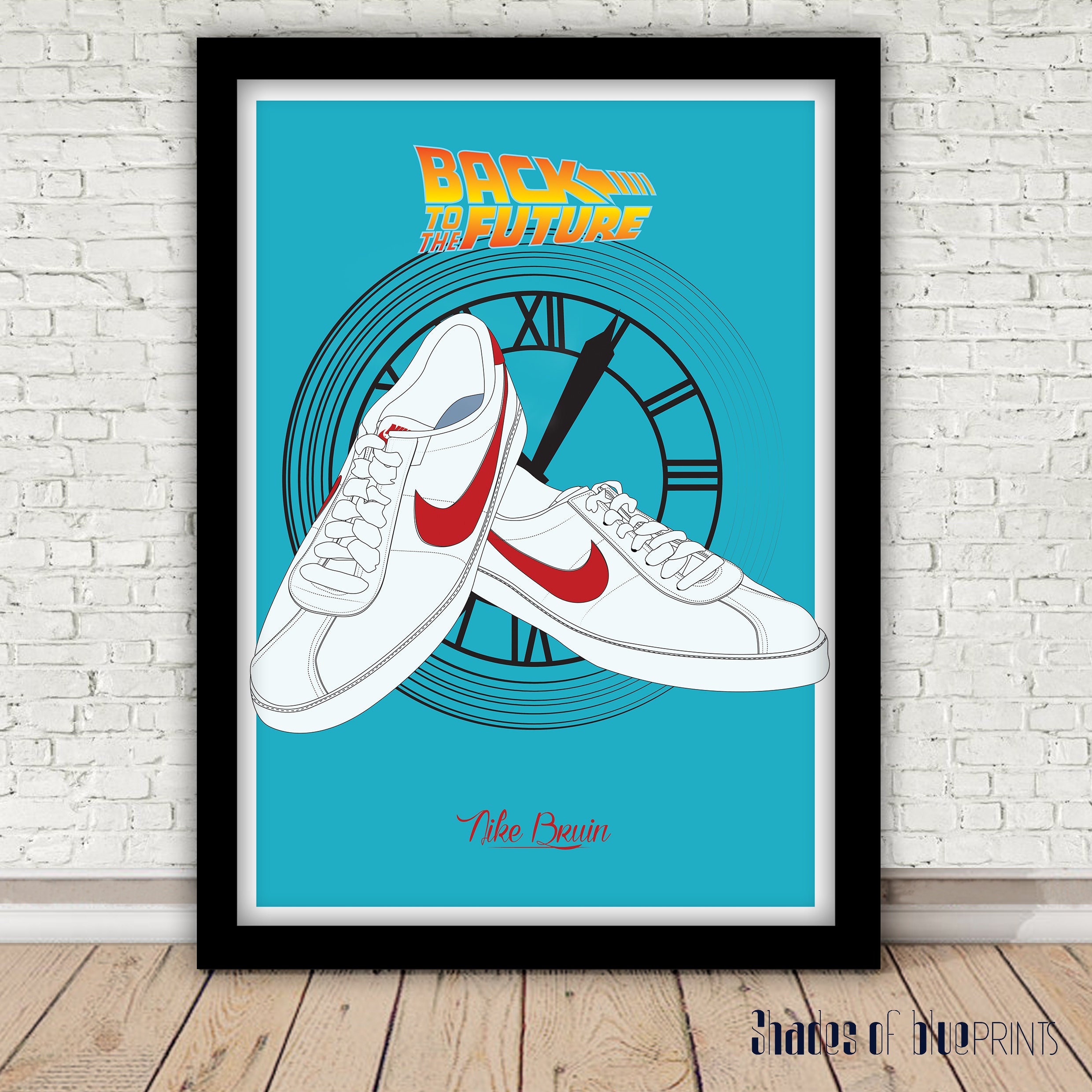 POSTER Back To The Future - Nike Bruin - 1985, print-UNFRAMED - Walmart.com