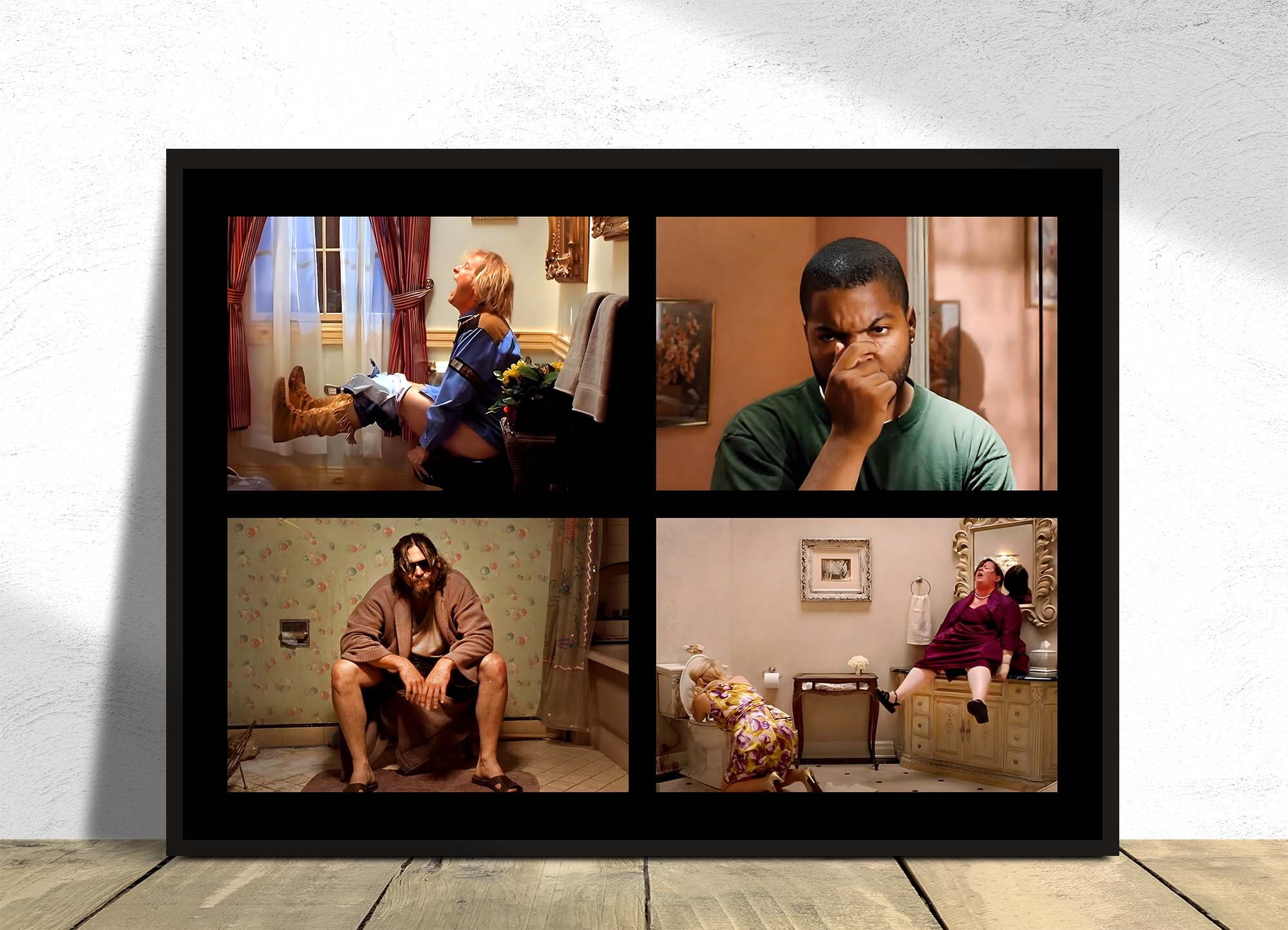 POSTER Bathroom Movie Scenes Compilation Poster Dumb and Dumber