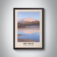 POSTER Ben Nevis Munros Of Scotland Travel Poster, Mountain, Hiking